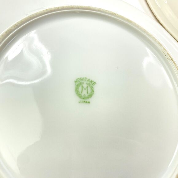 Vintage Lot of Set of 6 Bread and Desert Plates 6-8" Floral Japan USA Back Stamp - Picture 12 of 14